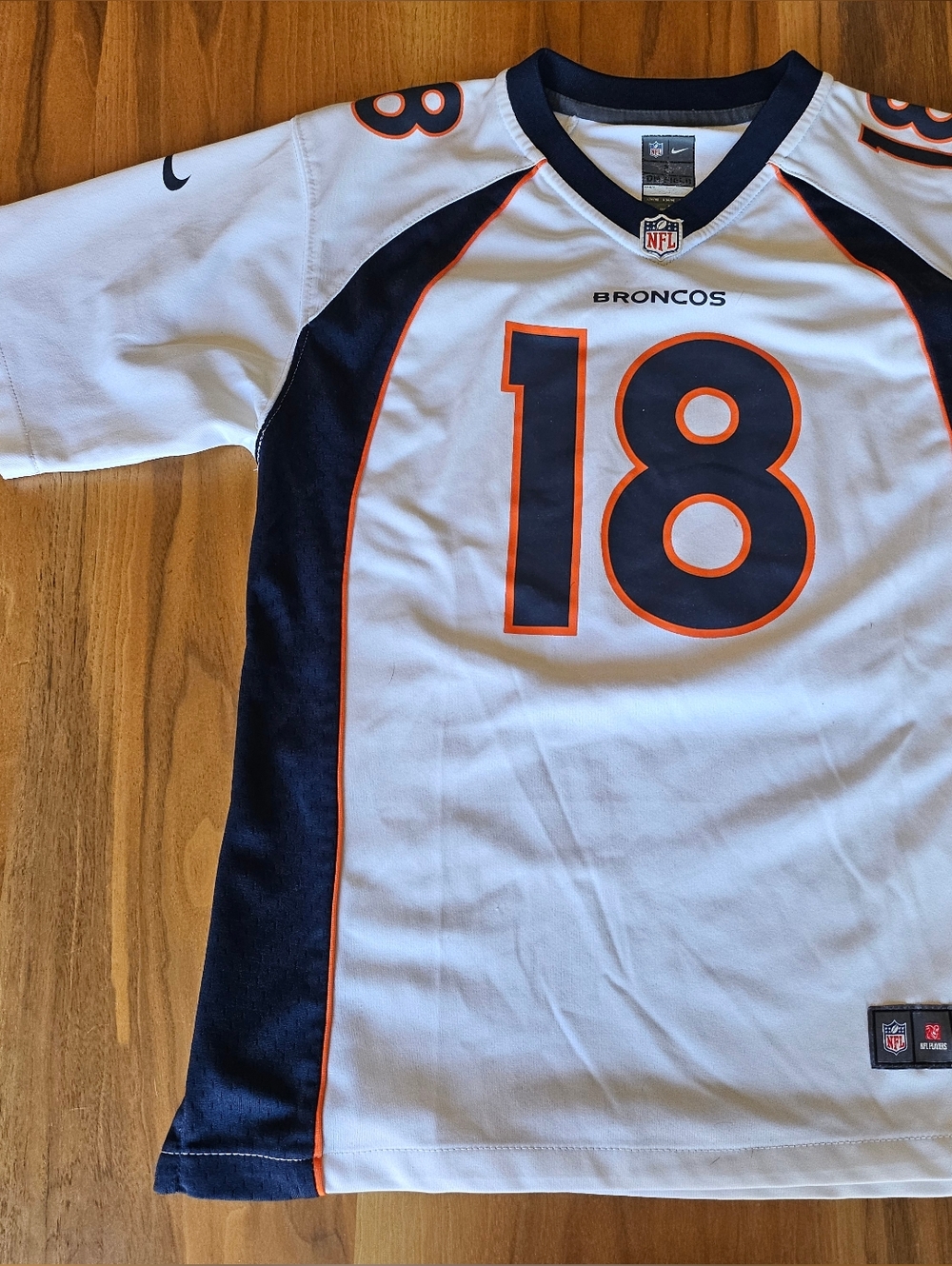 Nike Denver Broncos Peyton Manning Jersey Shirt On Field NFL YTH LRG 14-16 14/16